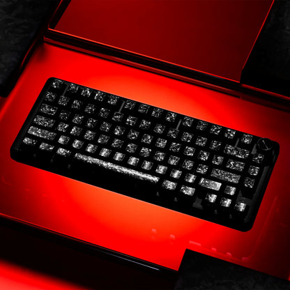 Womier Forged Carbon-Look Cherry Profile Keycaps