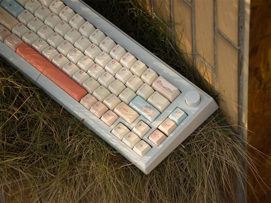 Early Autumn Evening Breeze  Cherry PBT Keycaps