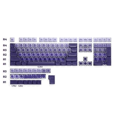 Purple Foundation HOA Profile Translucent Keycaps
