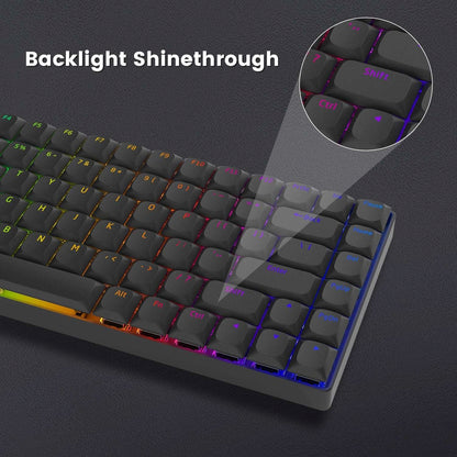 WOB Low Profile Shinethrough Skyline R2 Doubleshot PBT Keycap