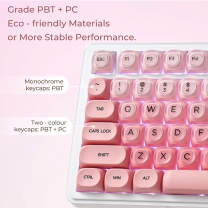 Peach Blossom HOA Profile Translucent Keycaps