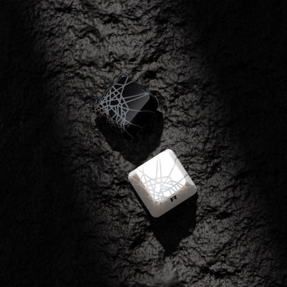 PREMIUM SPIDER WEB  Black Version Pattern OEM Profile IMD Tech Keycap Set