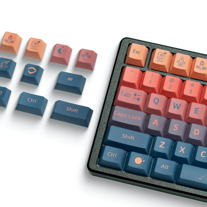 Spacecraft Gradient Cherry PBT Keycaps