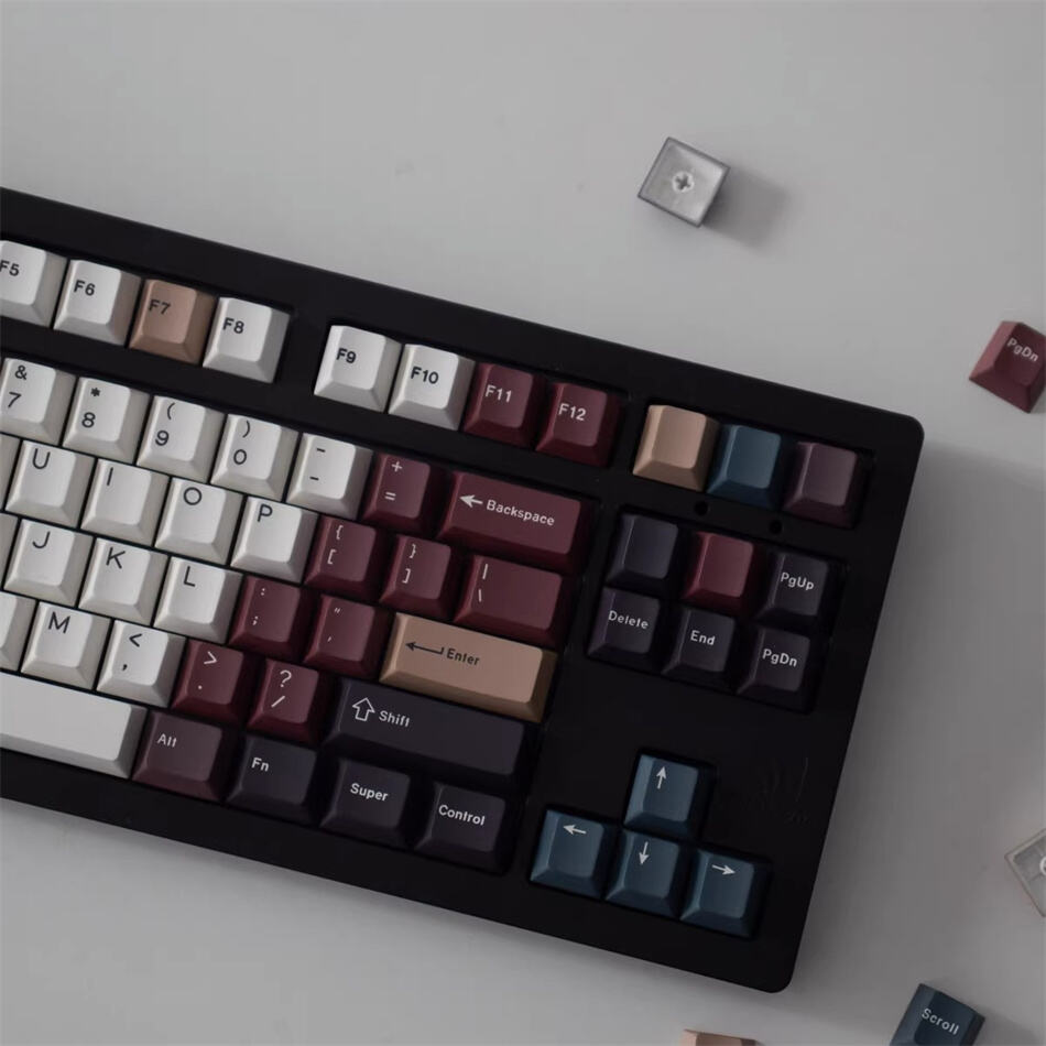 Retro Mixed Lights Cherry PBT Clone Keycaps