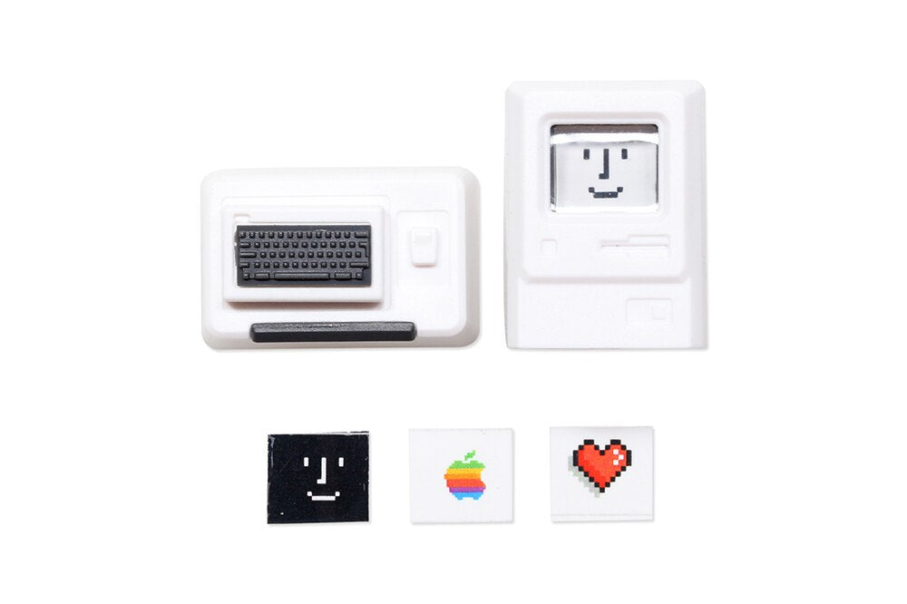 RETRO MACINTOSH ESC + TAB ARTISAN KEYCAP COMBO 3 COLORS