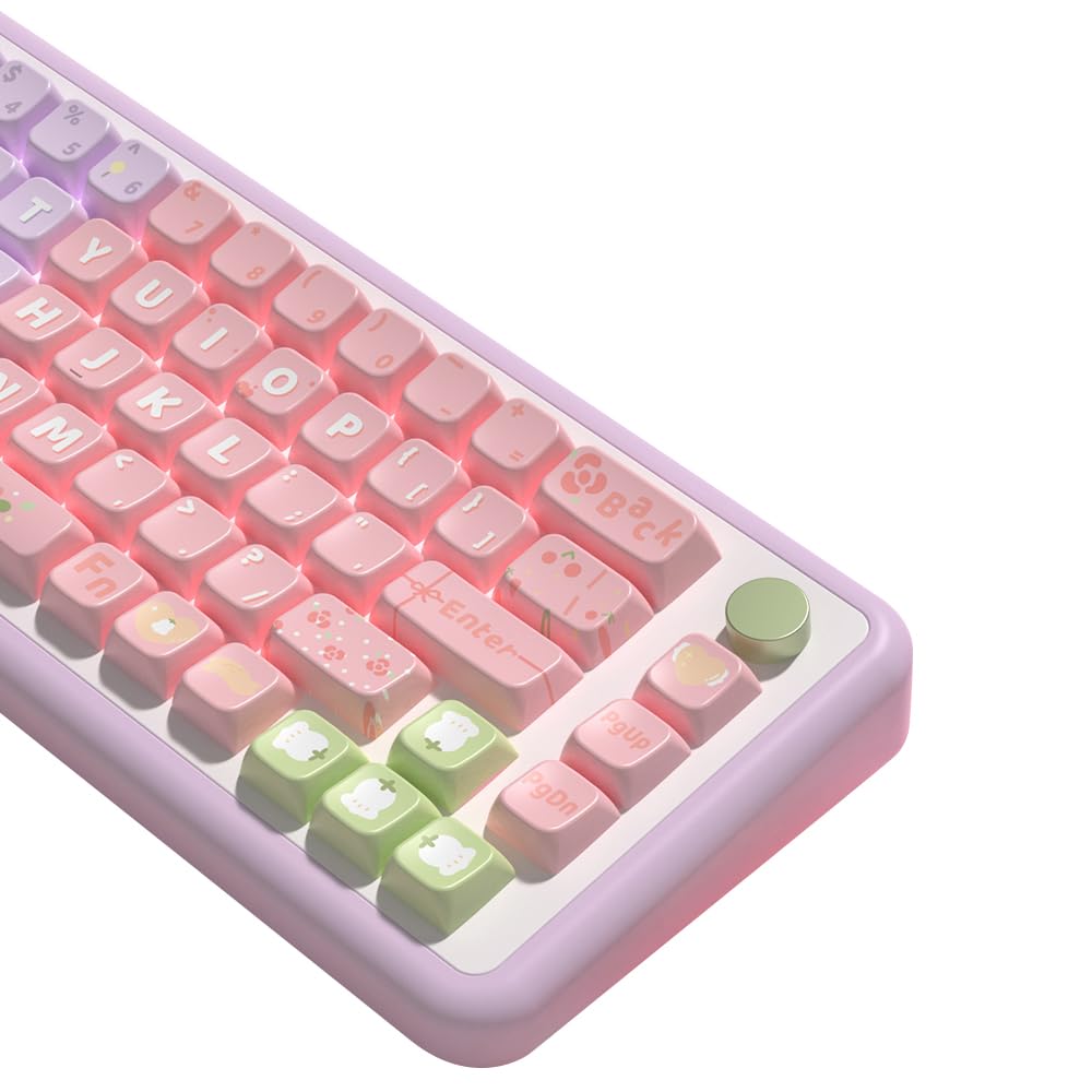 Lily Of The Valley Premium  MDA PBT Keycaps