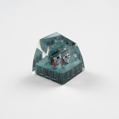 Statue Skull Resin Artisan Handmade 1u Keycap