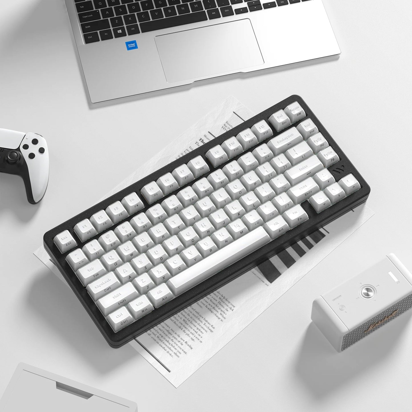 Womier Crystal Jello Dual Side Printed ASA Profile Keycaps