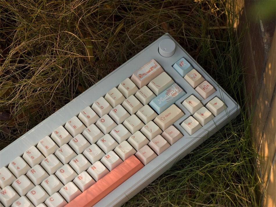 Early Autumn Evening Breeze  Cherry PBT Keycaps