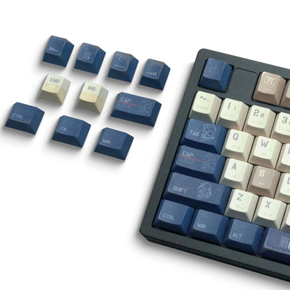 Gundam 08MS Mecha Cherry PBT Keycaps