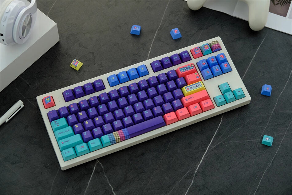 Back In The Game Cherry PBT Clone Keycaps