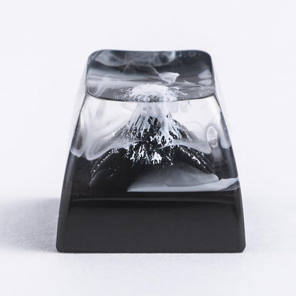 Snow Mount Fuji Resin Artisan 1u Keycap