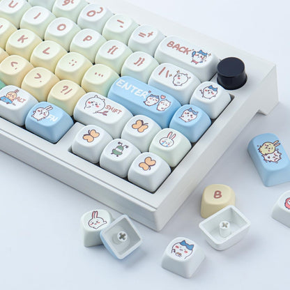 Kawaii MOA PBT Keycaps Mac Compatible