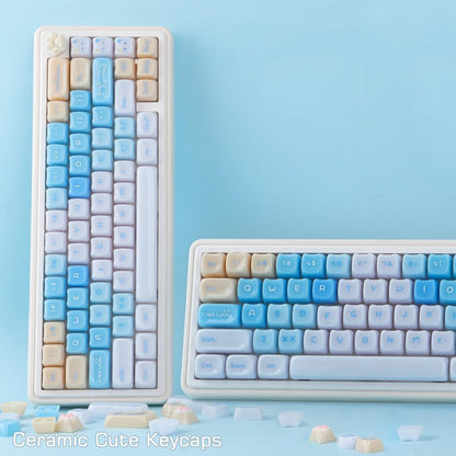 Jade Sea Salt Cat Keycaps