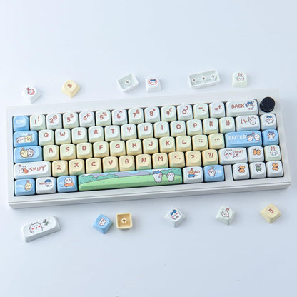 Kawaii MOA PBT Keycaps Mac Compatible