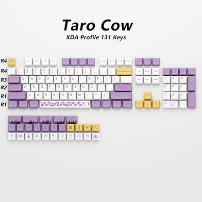 PRICE DROP Taro Milk Japanese XDA Keycaps