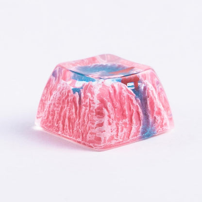 Sakura Snow Spring Torii Gate Resin Artisan 1u Keycap