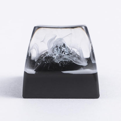 Snow Mount Fuji Resin Artisan 1u Keycap