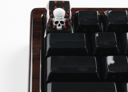 Candle Skull Resin Handmade Artisan 1u Keycap