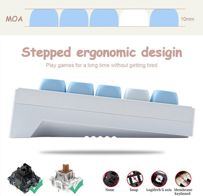 Kawaii MOA PBT Keycaps Mac Compatible