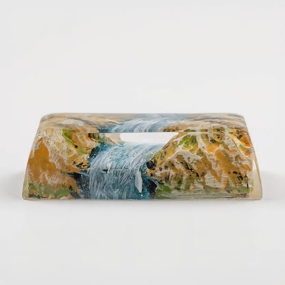 Spring Autumn Sakura Torii Volcano Premium Shinethrough 2.25u Resin Shift Enter Artisan