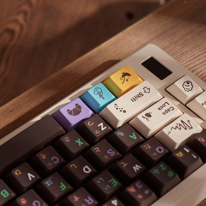 Choco Donuts Cherry PBT Keycaps