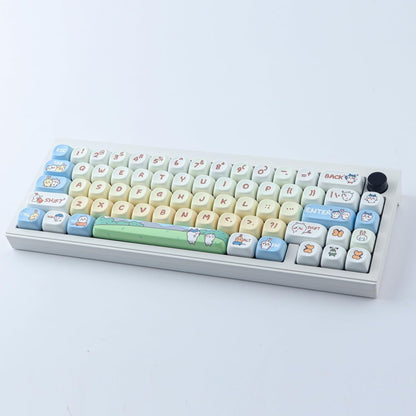 Kawaii MOA PBT Keycaps Mac Compatible