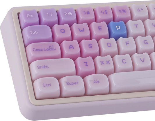 Jade Purple Cat  MAO Keycaps