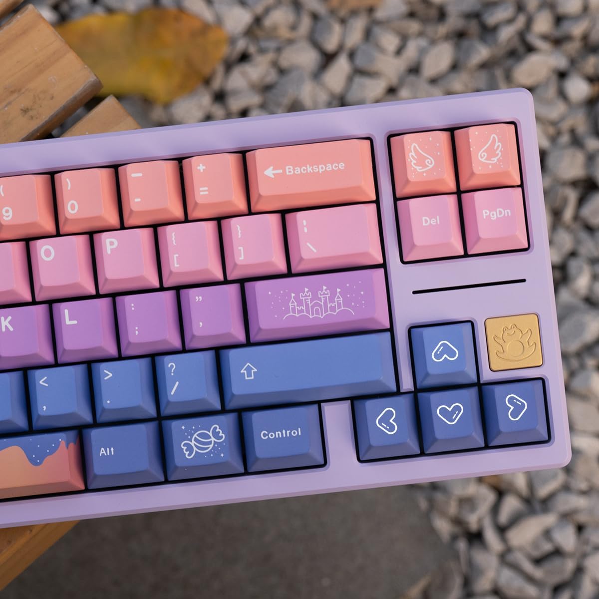 Castle Night Gradient Cherry Pbt Keycaps