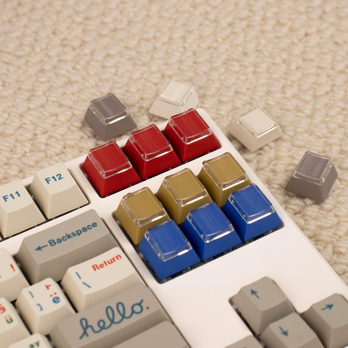 DIY Relegendable Cherry R4 PBT PC Keycaps Set Of 24pcs