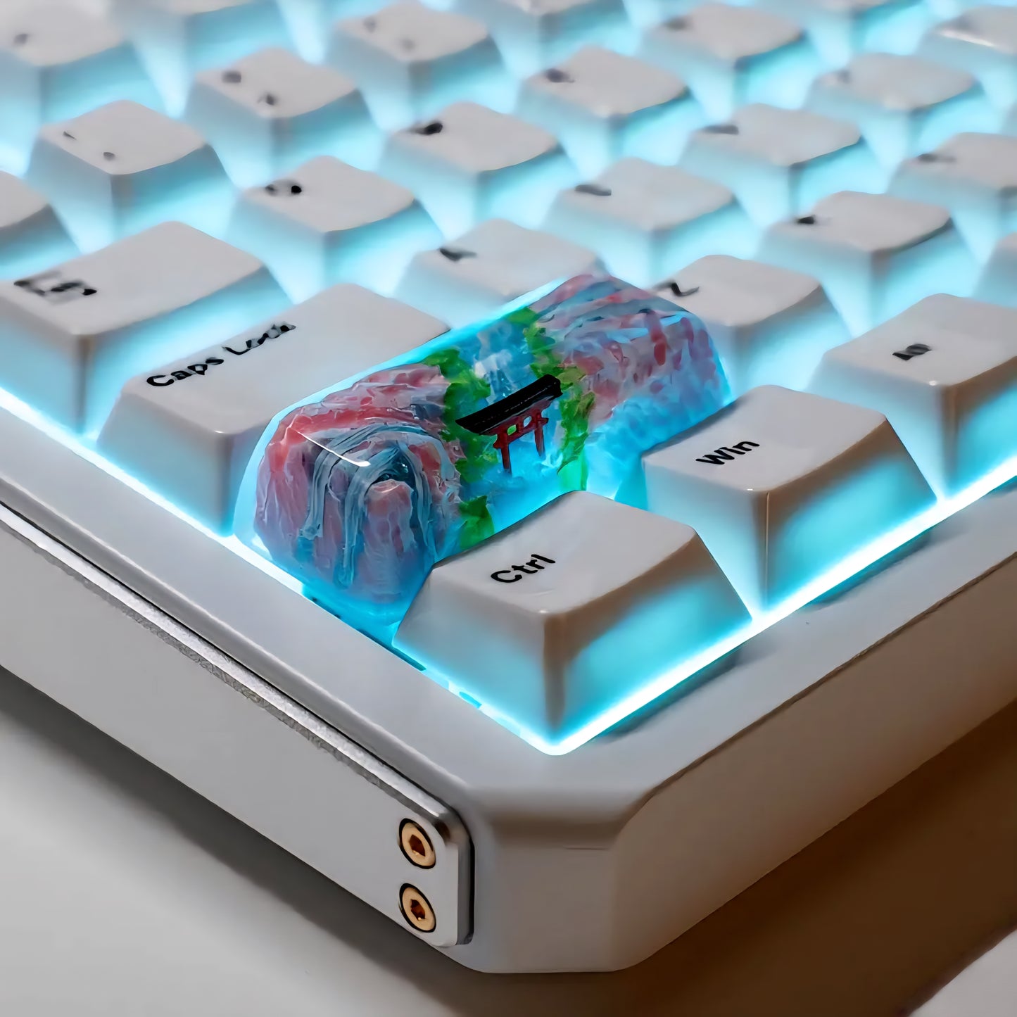 Spring Autumn Sakura Torii Volcano Premium Shinethrough 2.25u Resin Shift Enter Artisan