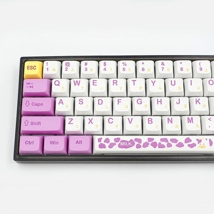 PRICE DROP Taro Milk Japanese XDA Keycaps