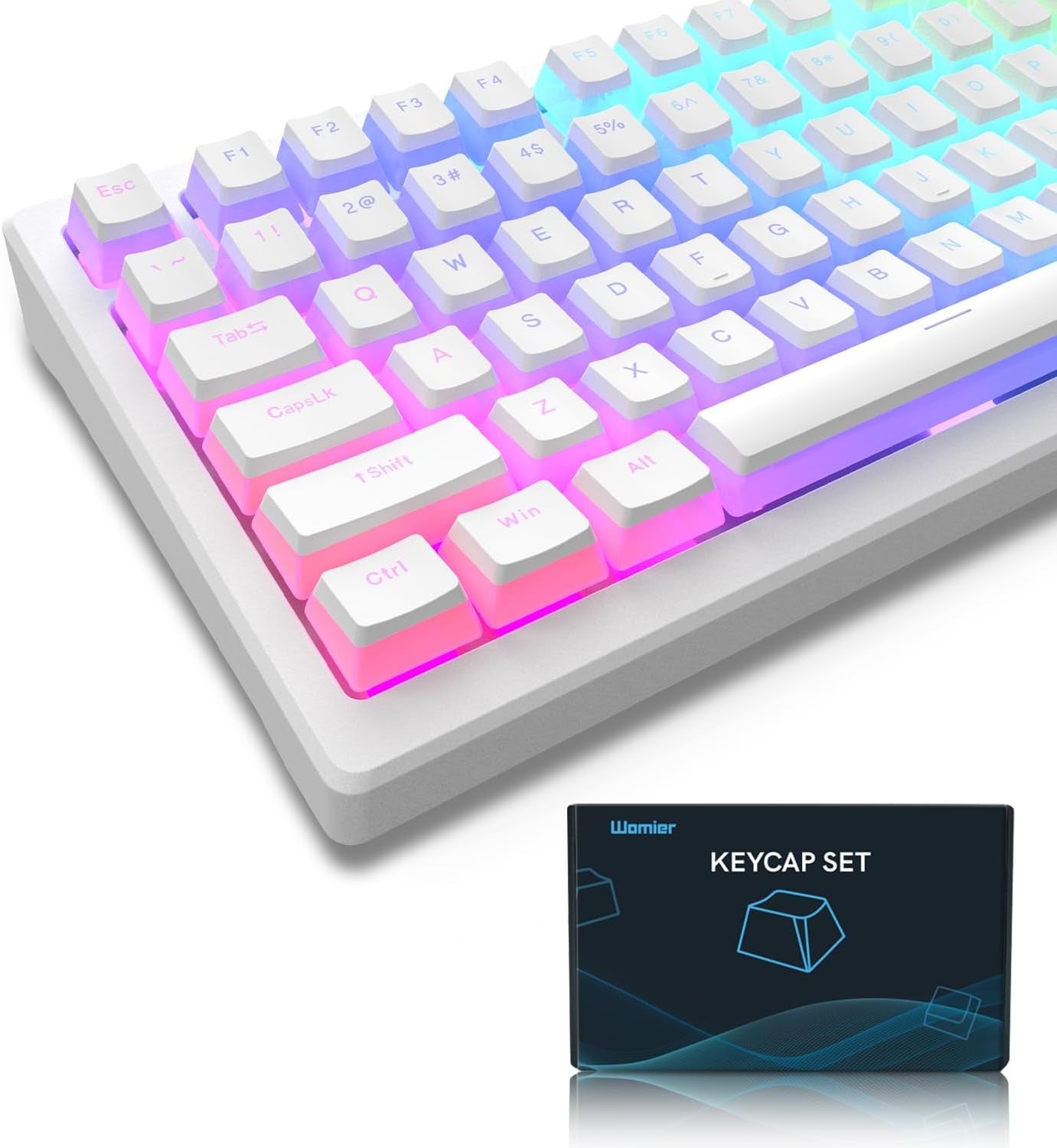 165 Pudding PBT BOW Backlit Keycap