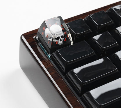 Candle Skull Resin Handmade Artisan 1u Keycap