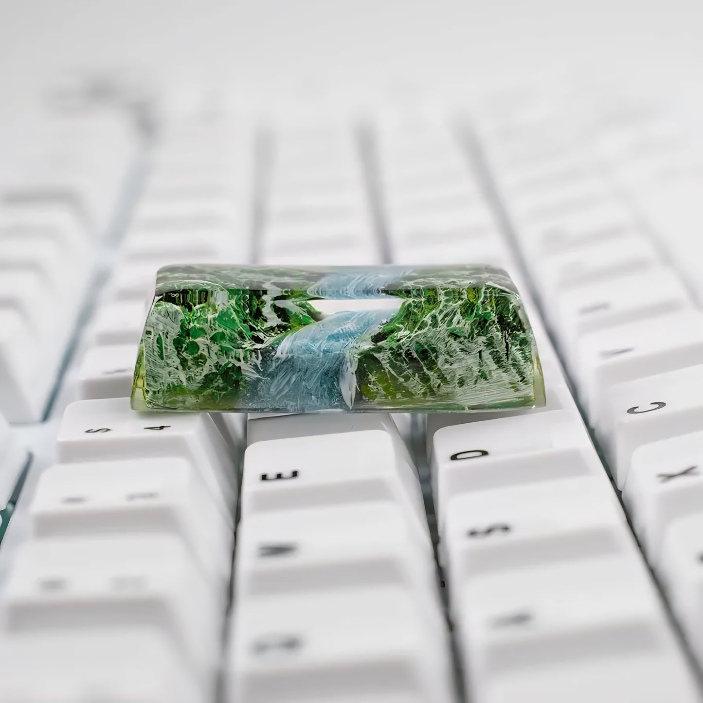 Spring Autumn Sakura Torii Volcano Premium Shinethrough 2.25u Resin Shift Enter Artisan