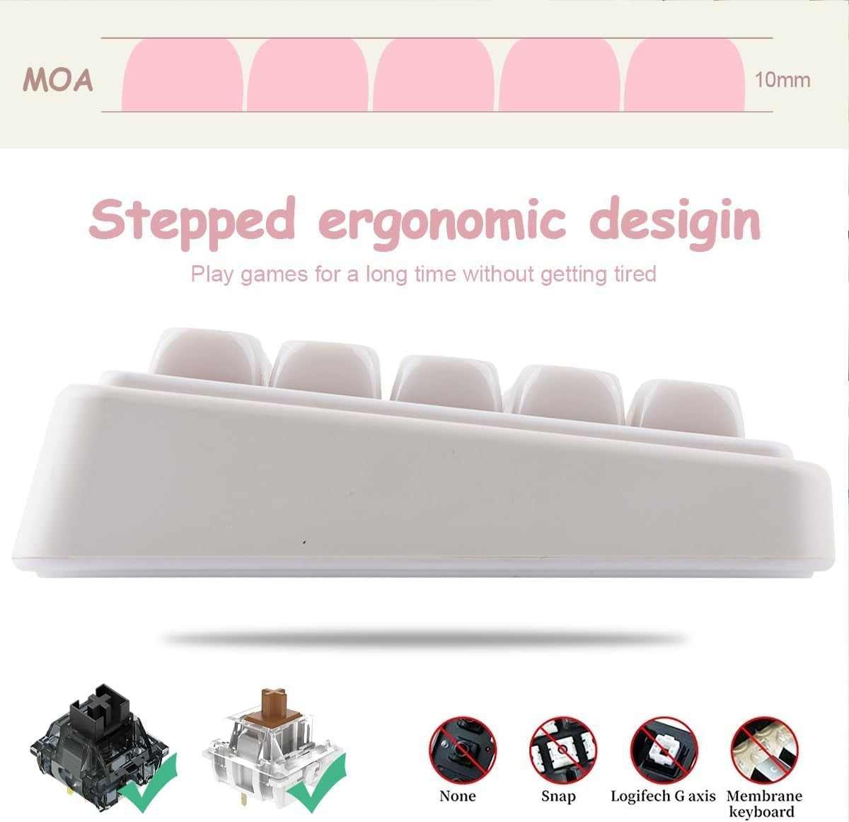 Apple Mac Ceramic Style MOA Keycaps