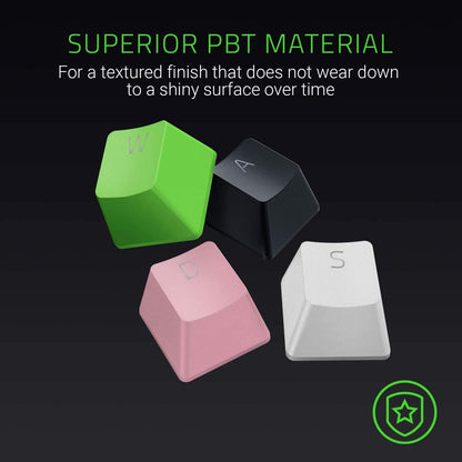 PRICE DROP Razer PBT Keycap Upgrade Set - Quartz Pink Shinethrough