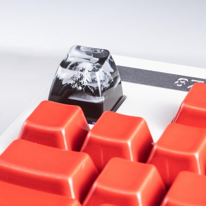 Snow Mount Fuji Resin Artisan 1u Keycap