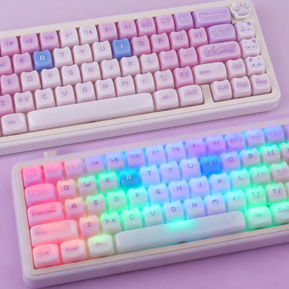 Jade Purple Cat  MAO Keycaps