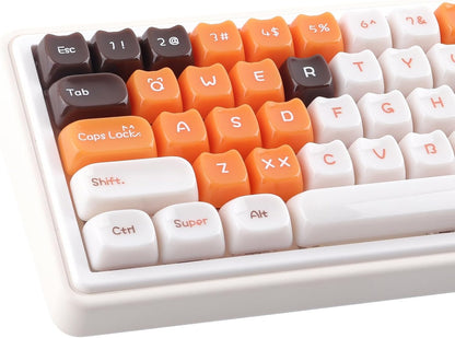 XVX House Calico Cat Themed MAO Profile Keycaps