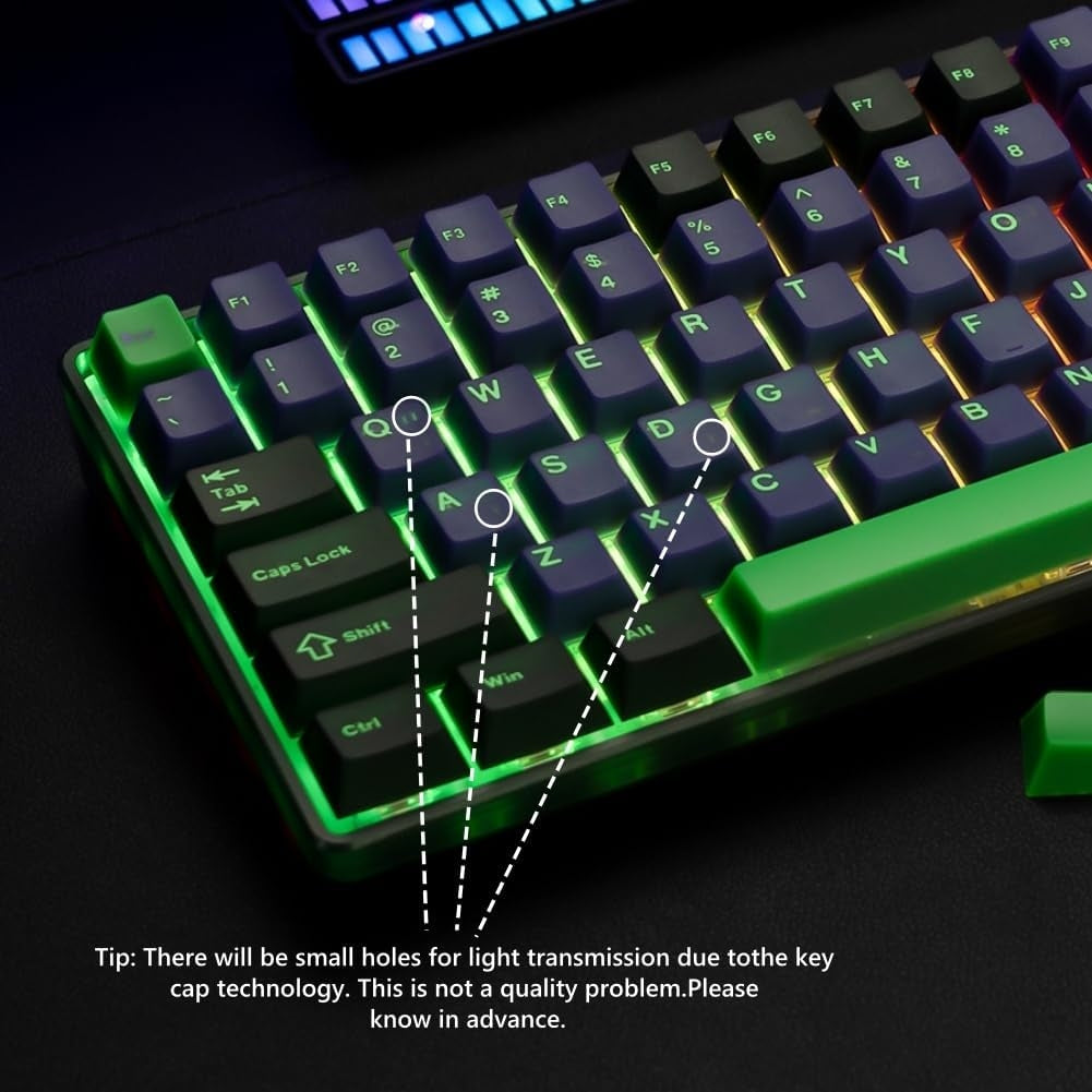 Cube Eva Cherry Doubleshot PBT Keycaps