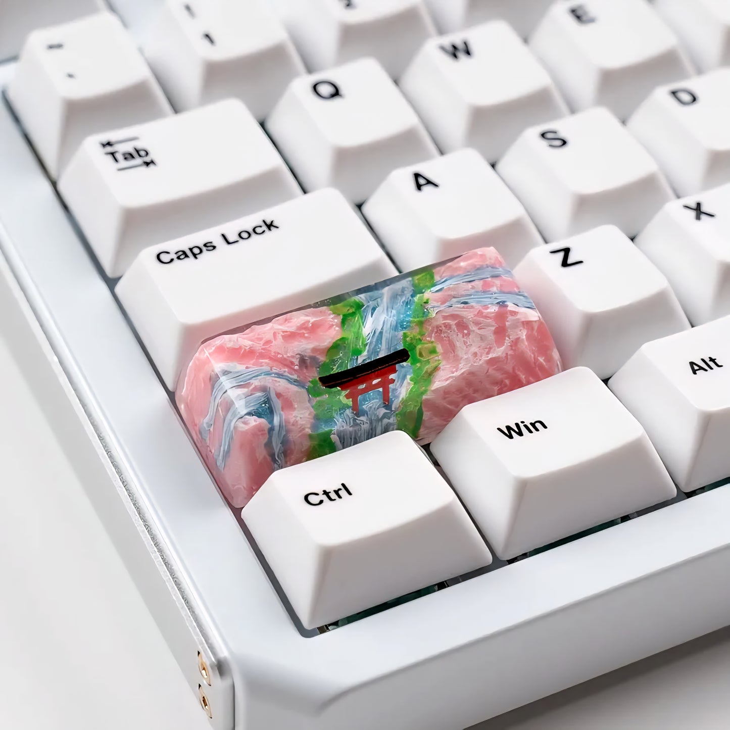 Spring Autumn Sakura Torii Volcano Premium Shinethrough 2.25u Resin Shift Enter Artisan