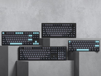 Womier Dark Grey Blue Cherry Doubleshot PBT Keycaps