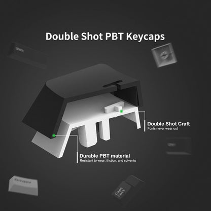 WOB PBT Doubleshot 168 Cherry Keycaps