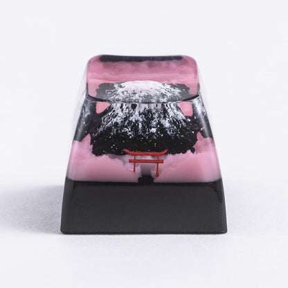 Sakura Mount Fuji SA Resin Artisan 1u Keycaps