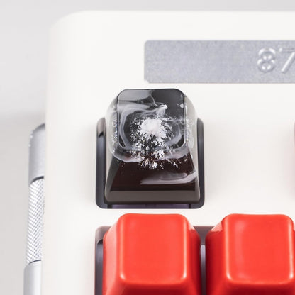 Snow Mount Fuji Resin Artisan 1u Keycap