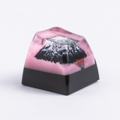 Sakura Mount Fuji SA Resin Artisan 1u Keycaps