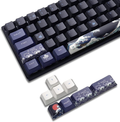 Black Coral Sea Mini Cherry PBT Keycaps