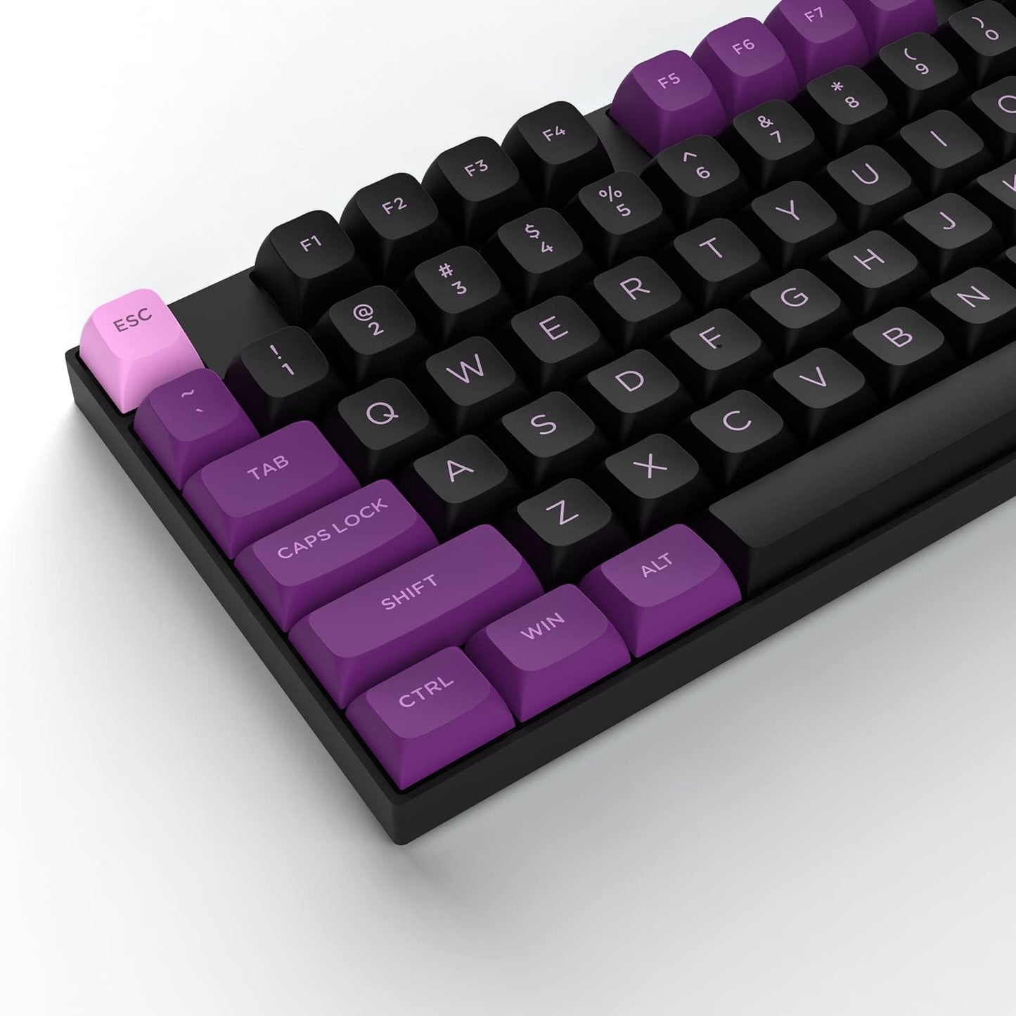 Midnight Purple XVX Profile Doubleshot PBT Keycaps