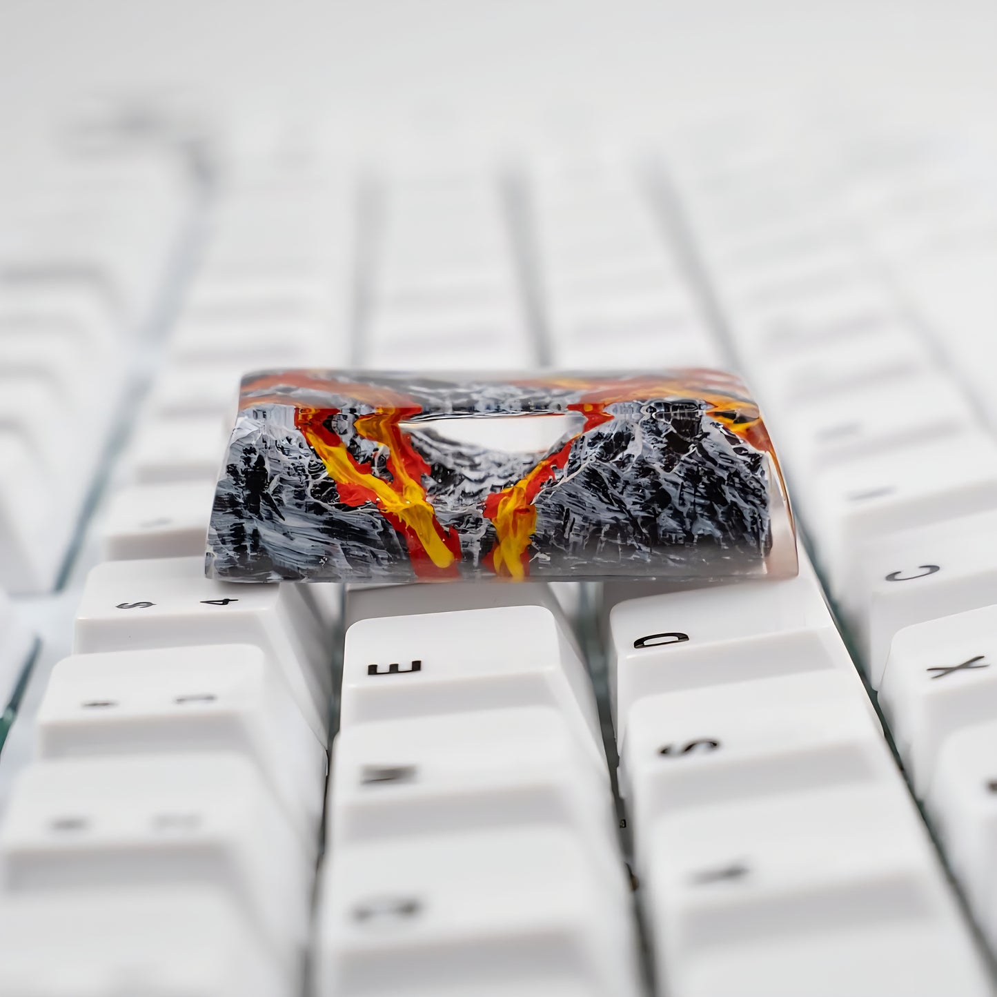 Spring Autumn Sakura Torii Volcano Premium Shinethrough 2.25u Resin Shift Enter Artisan